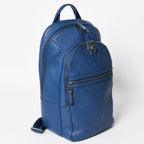Louis Vuitton Michael Backpack Damier Infini Neptunia Blue Embossed Leather — view 3