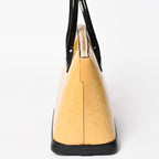 Louis Vuitton PM Handbag Monogram Vernis Yellow Black Gold 4 — view 4