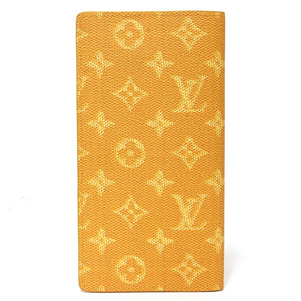 Louis Vuitton Portefeuille Brazza NM Wallet Monogram Heritage Canvas Yellow — view 3