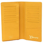 Louis Vuitton Portefeuille Brazza NM Wallet Monogram Heritage Canvas Yellow — view 4
