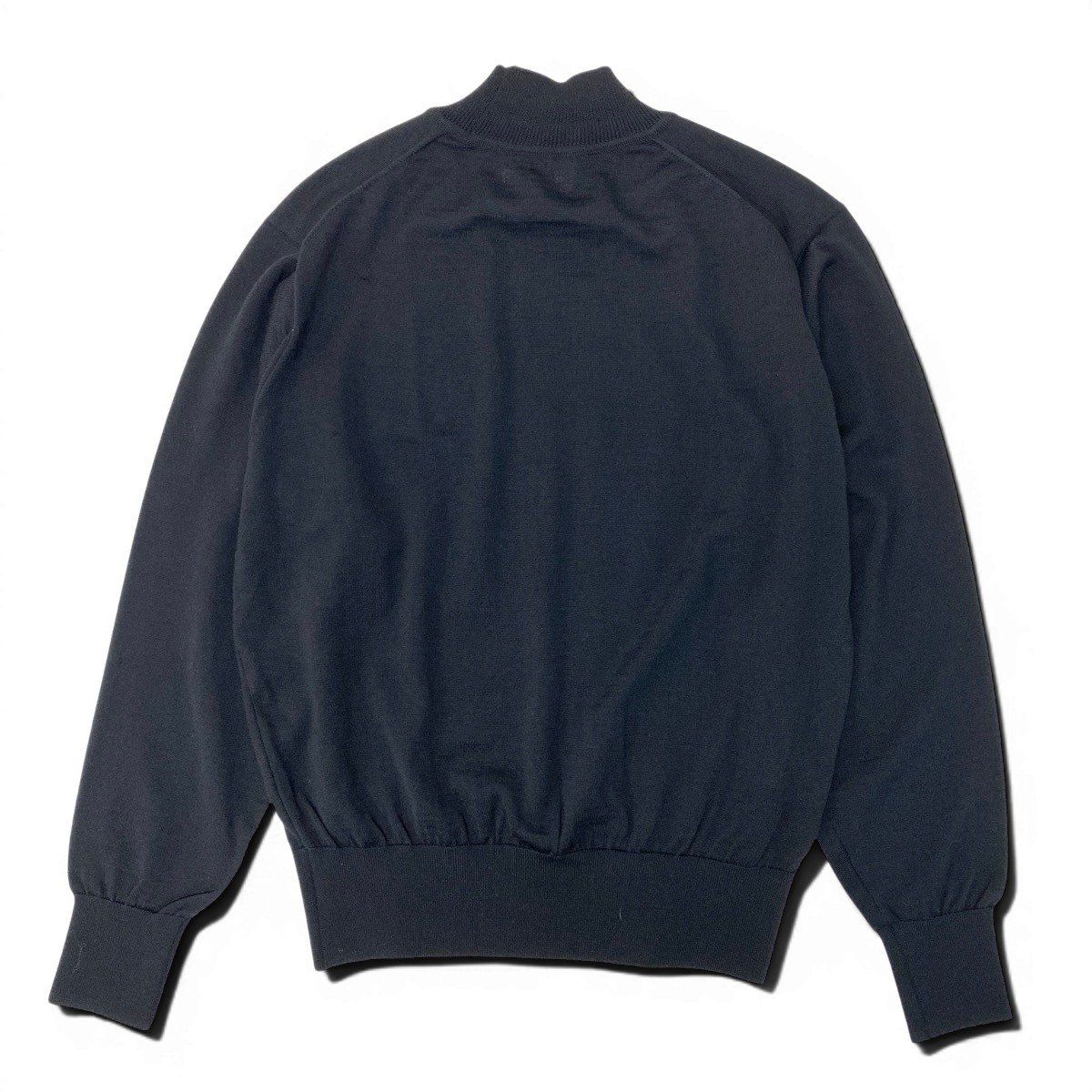 Dior Mock Neck Knit Sweater Logo Embroidery High Gee L Black Wool — view 3