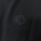 Dior Mock Neck Knit Sweater Logo Embroidery High Gee L Black Wool — view 6