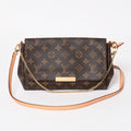 Louis Vuitton Favorite MM 2-Way Shoulder Bag Monogram Brown