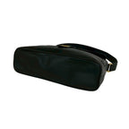 Gucci Vintage Horseshoe Leather Shoulder Bag Cross Black — view 8