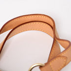 Louis Vuitton Patignol Handbag Monogram Canvas Vachetta Leather Brown Gold — view 7