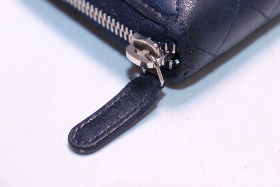 Chanel Quilted Lambskin Zip Around Wallet — view 4