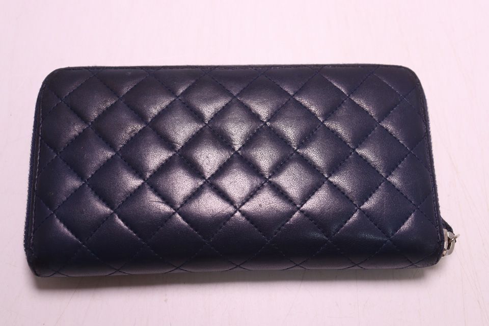 Chanel Quilted Lambskin Zip Around Wallet — view 2