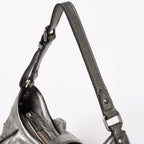 Louis Vuitton Mahina XS Shoulder Bag Argent Metallic Silver — view 5