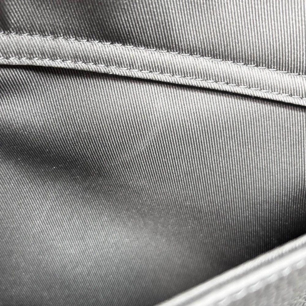 Louis Vuitton Backpack Christopher Slim Taurillon Leather Black Silver — view 8