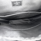 Louis Vuitton Backpack Christopher Slim Taurillon Leather Black Silver — view 4