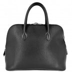 Hermes Handbag Bolide 31 Leather Black Silver — view 2