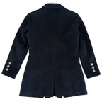 Chanel Tailored Jacket CC Logo 38 Navy Cotton Viscose — view 2