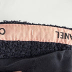 Chanel Tailored Jacket CC Logo 38 Navy Cotton Viscose — view 4