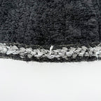 Chanel Collarless Jacket Zip Up 36 Black Silk Acrylic — view 6