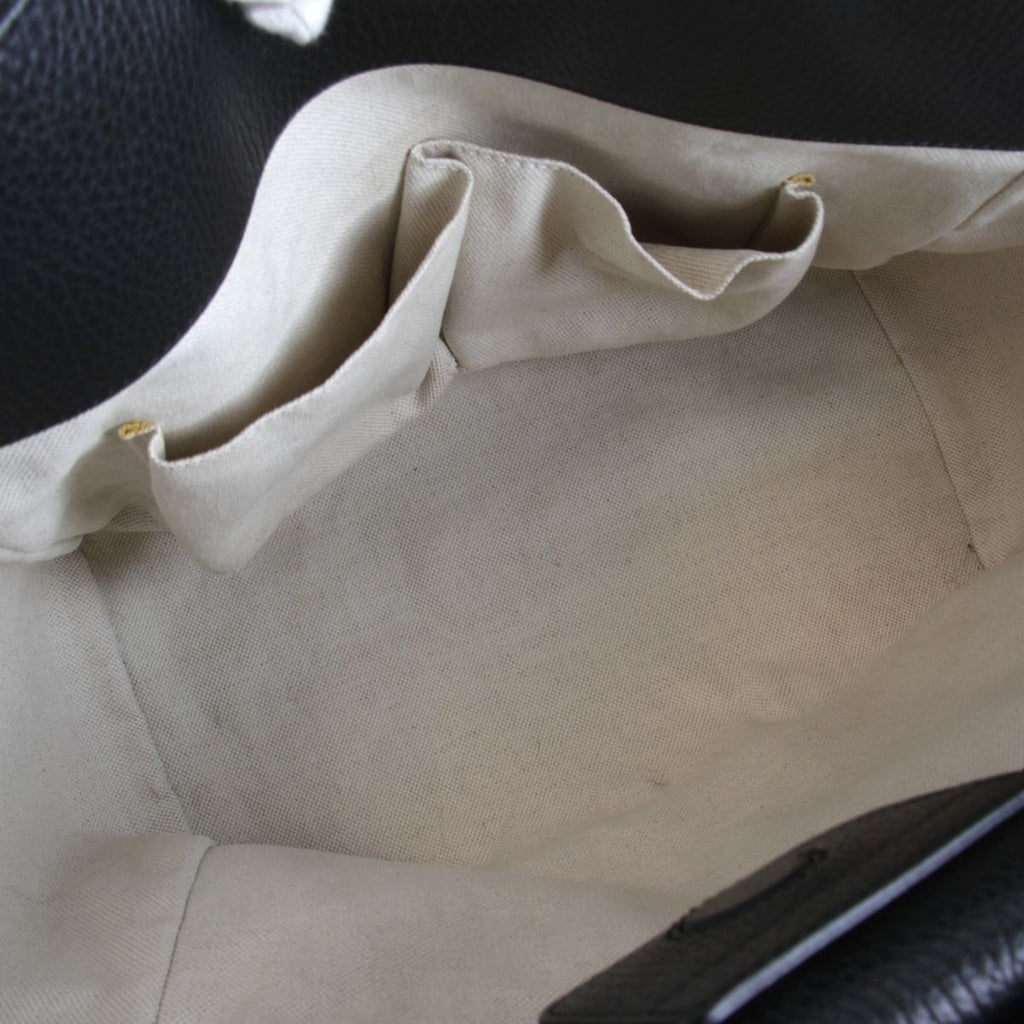 Gucci Tote Bag Leather Black — view 6