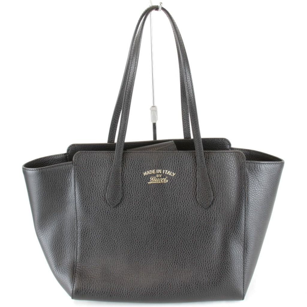 Gucci Tote Bag Leather Black