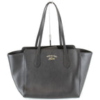 Gucci Tote Bag Leather Black