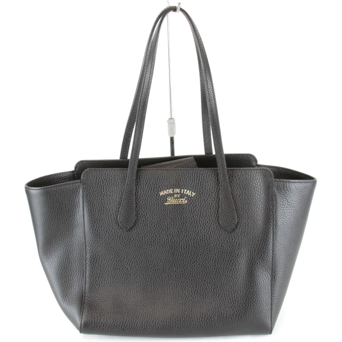 Gucci Tote Bag Leather Black
