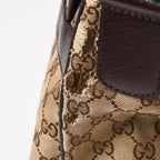 Gucci Web Strap Messenger Shoulder Bag GG Canvas Sherry Line Brown — view 5