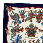 Hermes Scarf Silk Carre 90 les Fetes du Roi Soleil Celebration of the Sun King — view 2