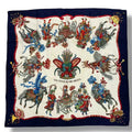 Hermes Scarf Silk Carre 90 les Fetes du Roi Soleil Celebration of the Sun King