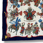Hermes Scarf Silk Carre 90 les Fetes du Roi Soleil Celebration of the Sun King — view 4