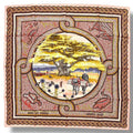 Hermes Scarf Silk Carre 90 Sous le Cedre Under Himalayan Cedar Pink