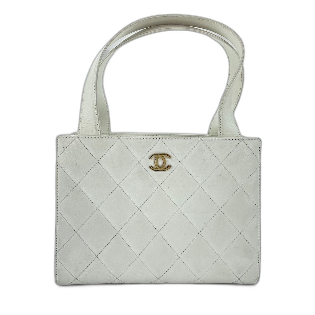 Chanel Handbag Quilted White