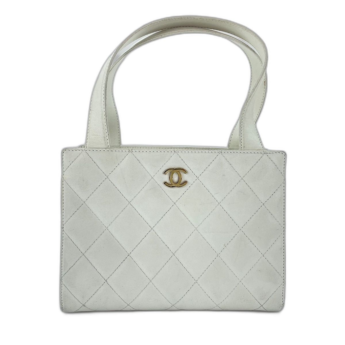 Chanel Handbag Quilted White