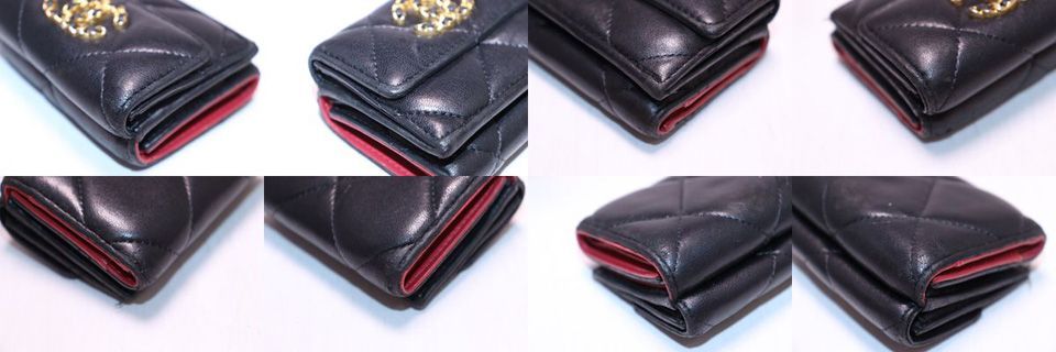 Chanel Lambskin Trifold Wallet — view 8