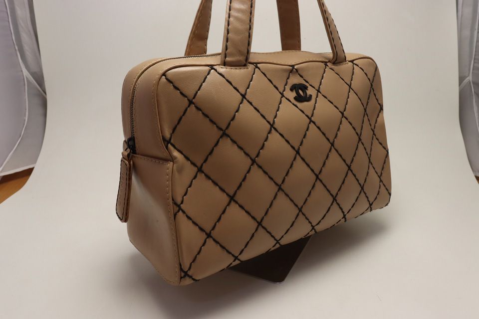 Chanel Wild Stitch Lambskin Handbag — view 4