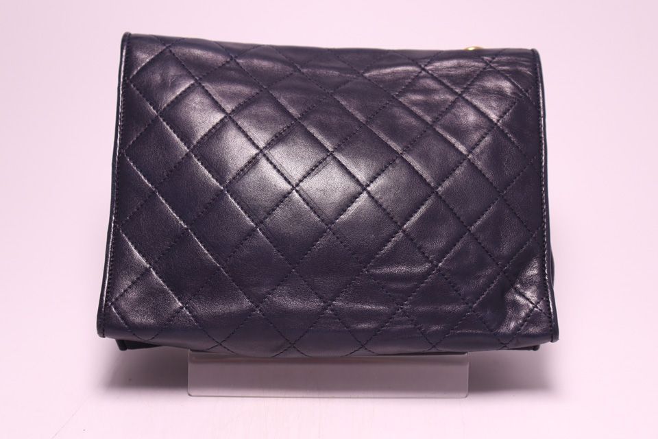 Chanel Quilted Lambskin Chain Shoulder Bag — view 2