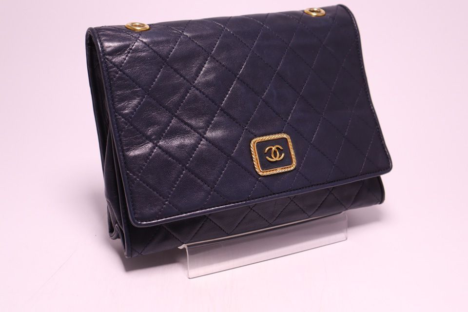 Chanel Quilted Lambskin Chain Shoulder Bag — view 4