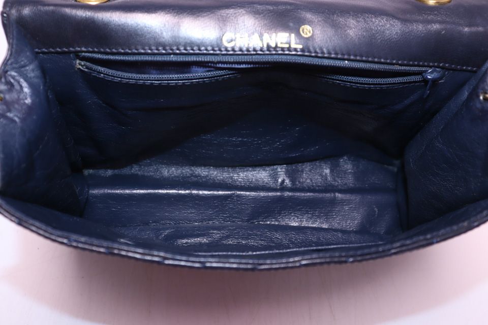 Chanel Quilted Lambskin Chain Shoulder Bag — view 7
