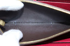 Louis Vuitton Portefeuille Clemence Monogram Zip Around Wallet — view 6