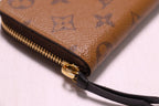 Louis Vuitton Portefeuille Clemence Monogram Reverse Zip Around Wallet — view 4