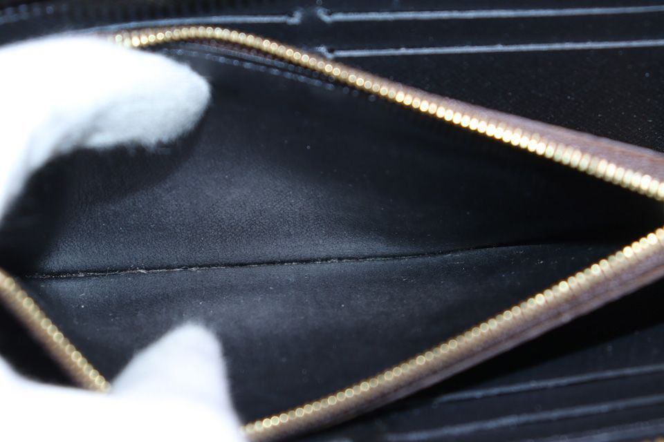 Louis Vuitton Portefeuille Clemence Monogram Reverse Zip Around Wallet — view 6