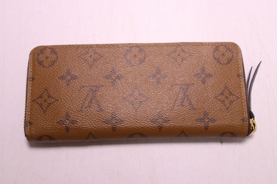 Louis Vuitton Portefeuille Clemence Monogram Reverse Zip Around Wallet — view 2