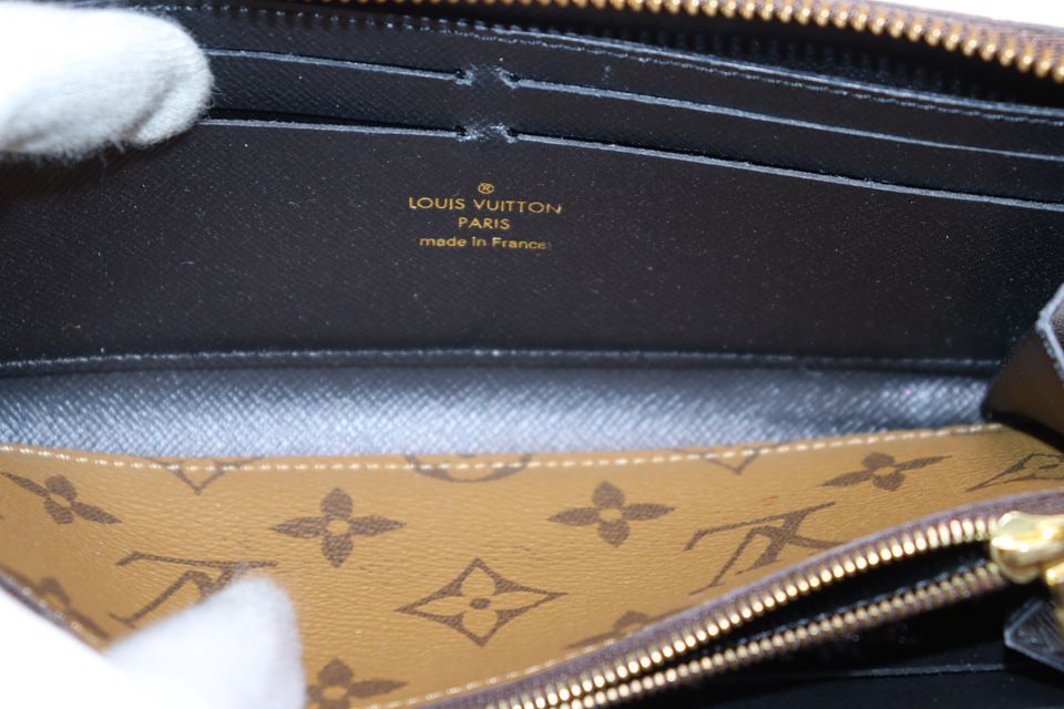 Louis Vuitton Portefeuille Clemence Monogram Reverse Zip Around Wallet — view 5