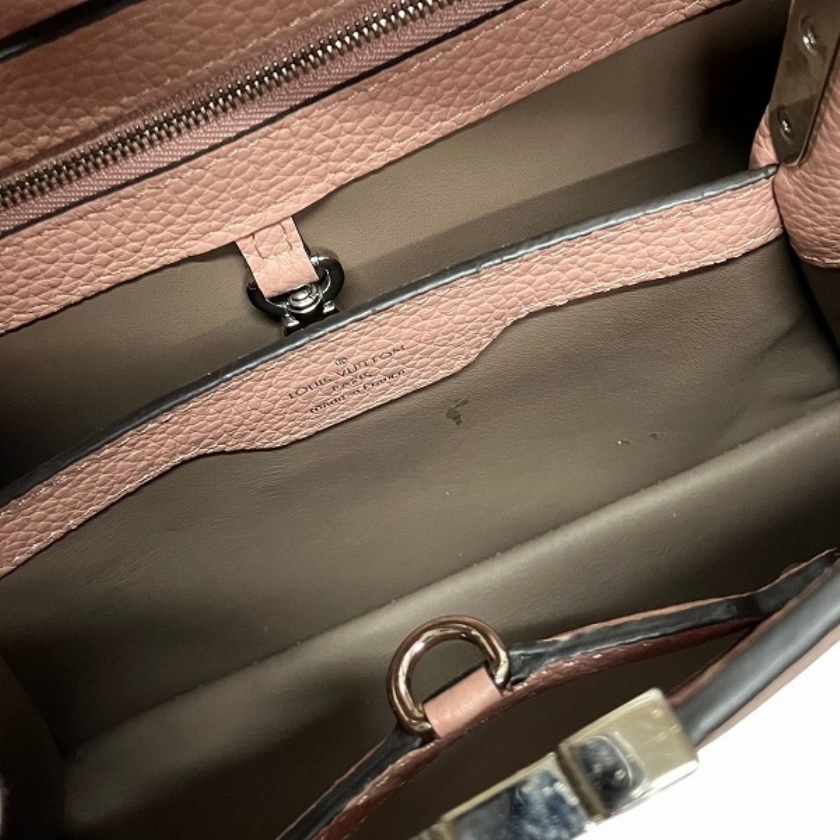 Louis Vuitton Capucines BB Handbag Taurillon Leather — view 6