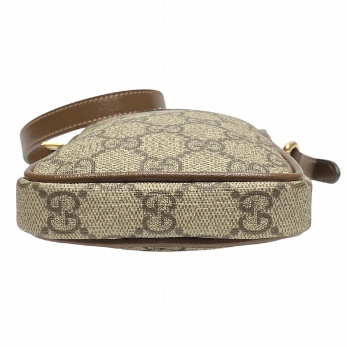 Gucci Interlocking G Shoulder Bag GG Supreme Leather — view 3