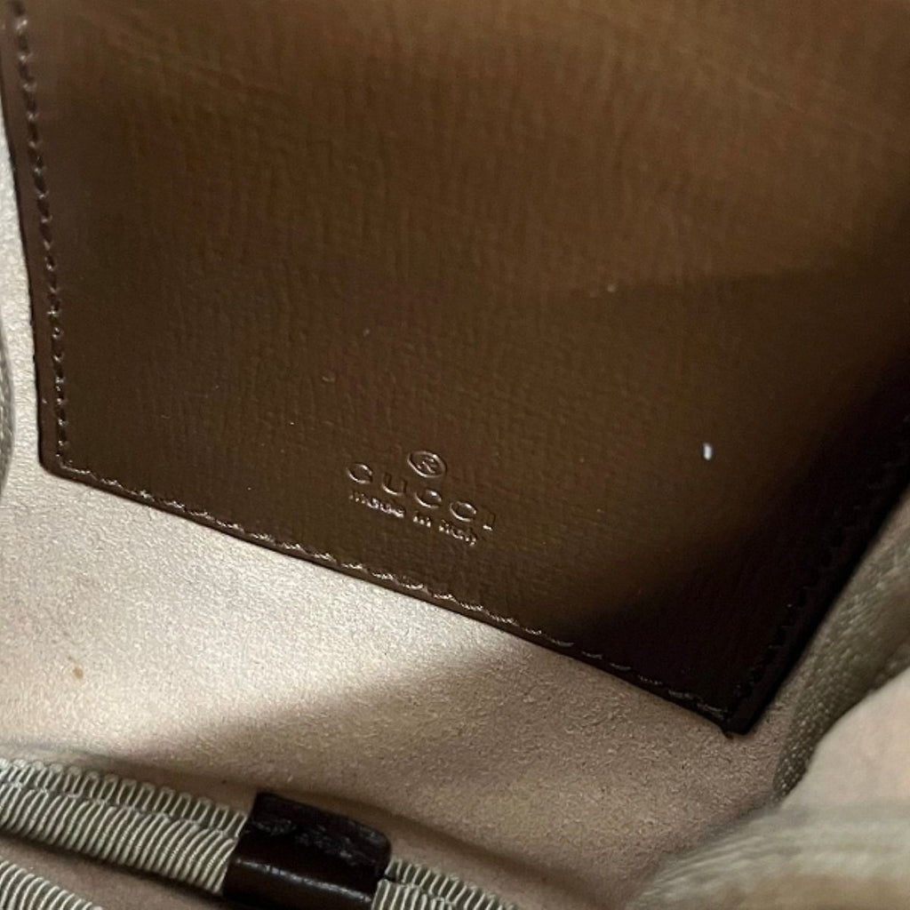 Gucci Interlocking G Shoulder Bag GG Supreme Leather — view 4