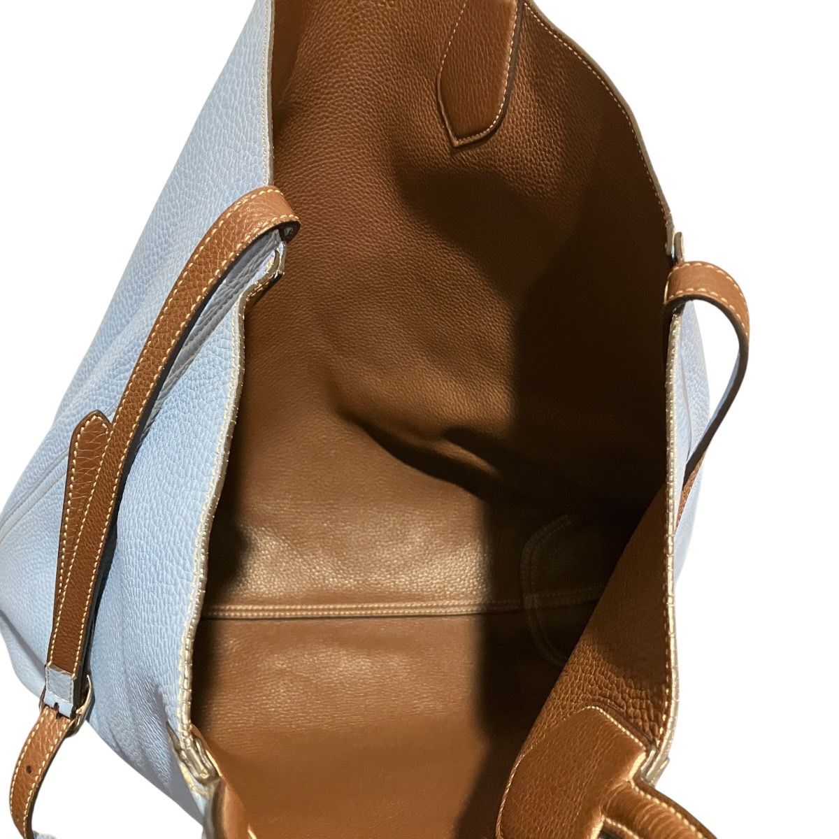 Gucci Tote Bag Leather Blue — view 5