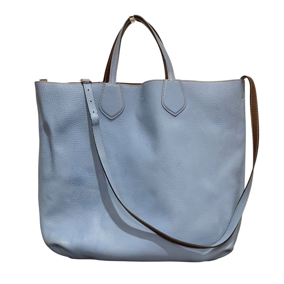 Gucci Tote Bag Leather Blue