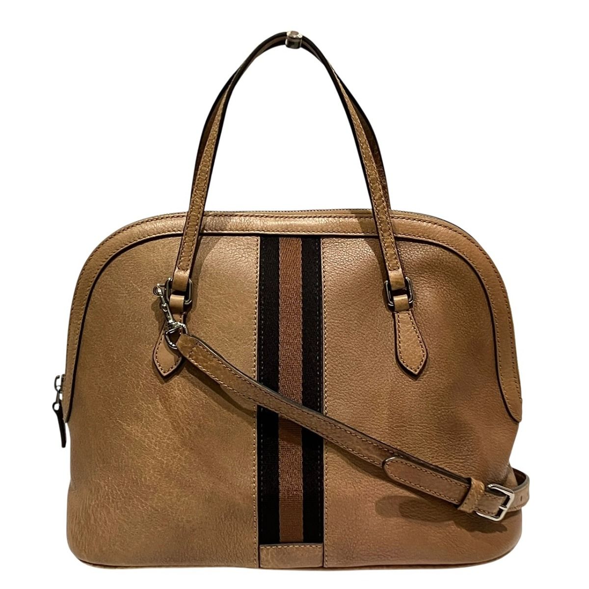 Gucci Sherry Line Handbag Leather