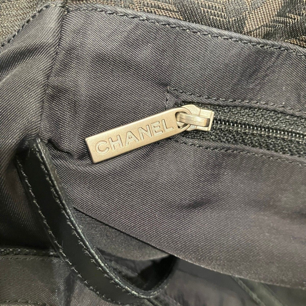 Chanel New Travel Line Tote Bag Nylon Leather — view 7