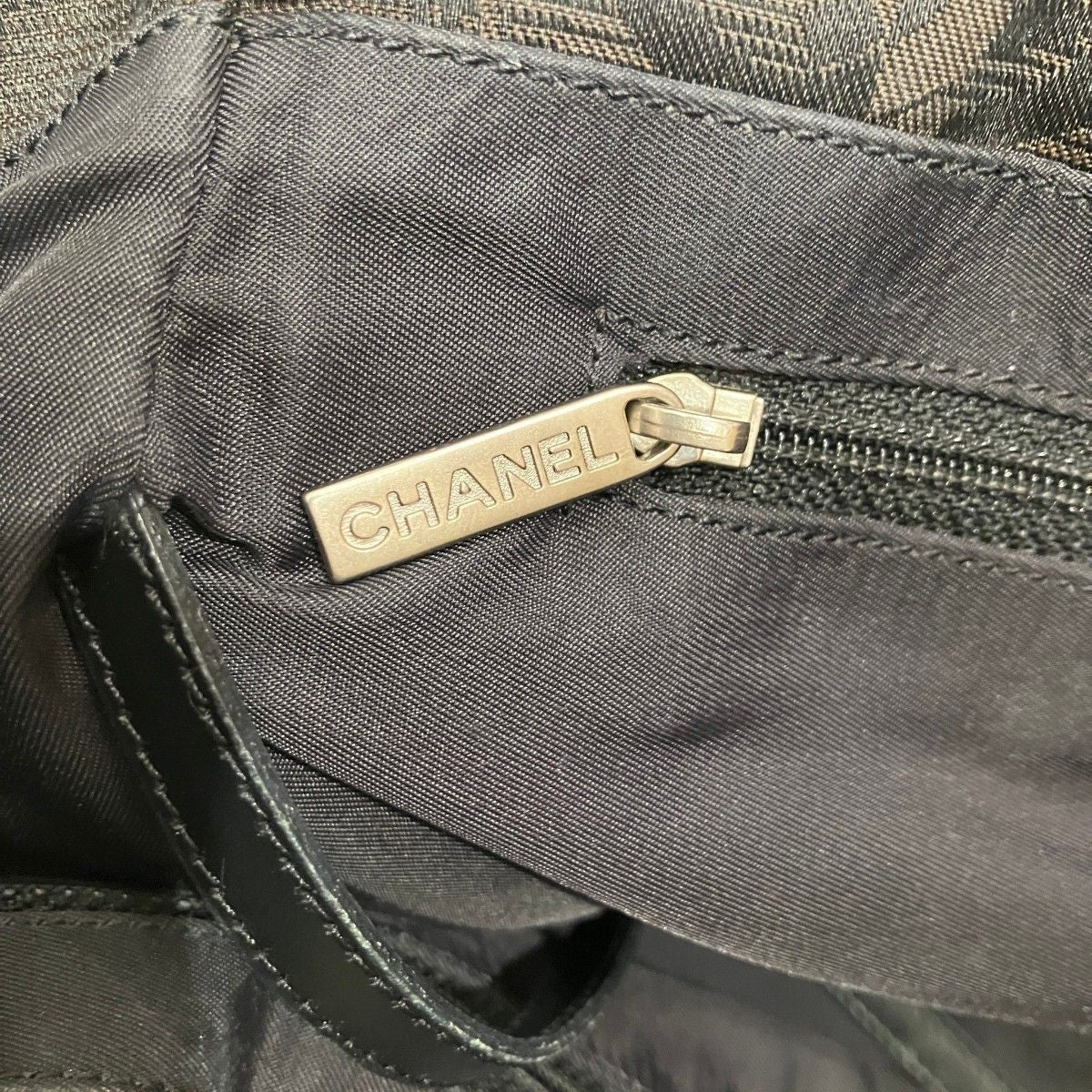 Chanel New Travel Line Tote Bag Nylon Leather — view 7