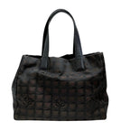 Chanel New Travel Line Tote Bag Nylon Leather