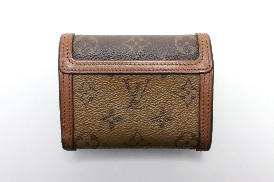 Louis Vuitton Monogram Reverse Portefeuille Dauphine Compact Leather Trifold — view 2