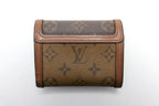 Louis Vuitton Monogram Reverse Portefeuille Dauphine Compact Leather Trifold — view 2